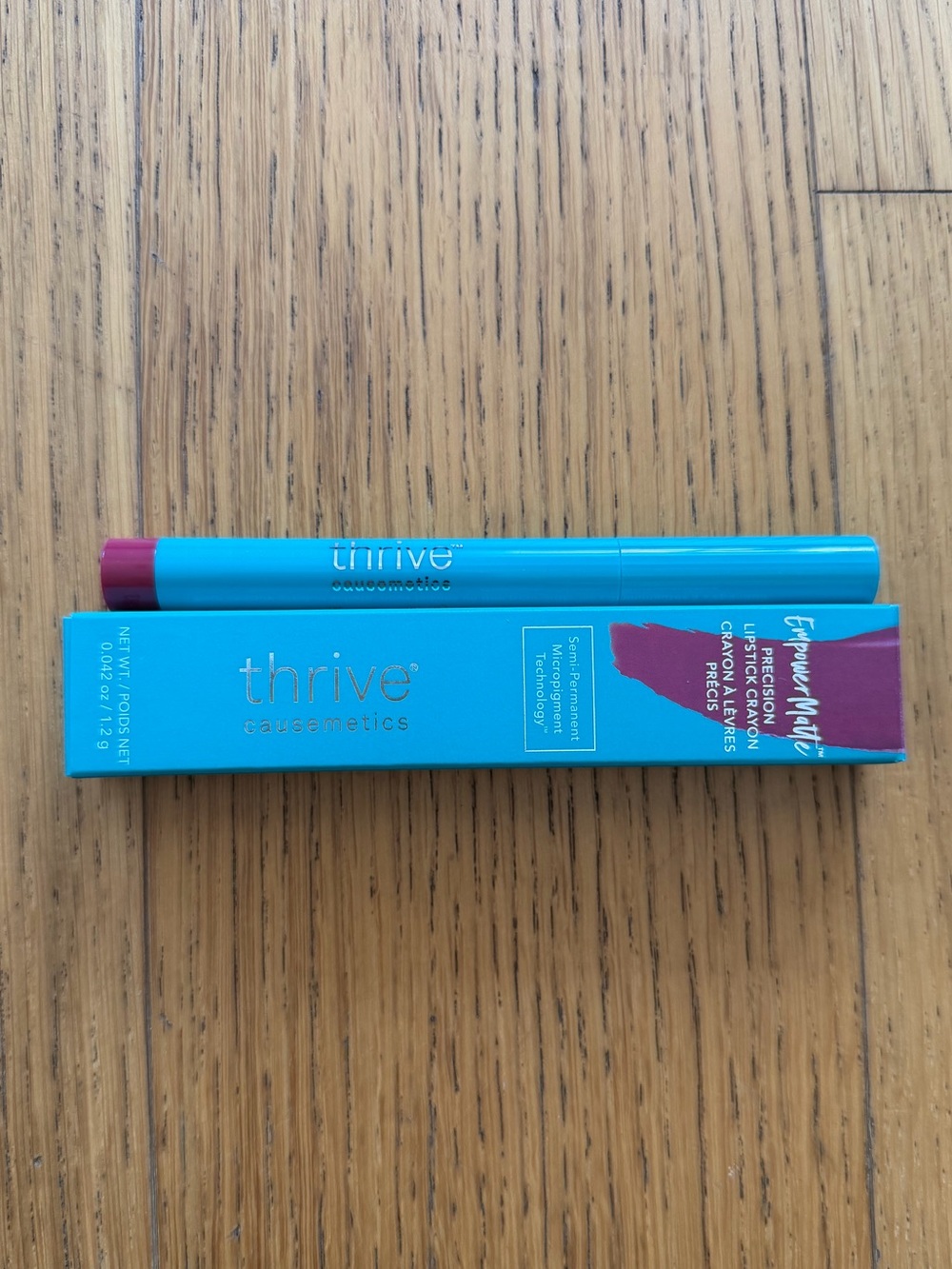 thrive causemetics EmpowerMatte™ Precision Lipstick Crayon Stephanie magenta NWT